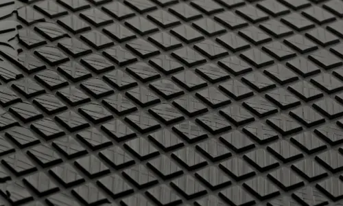 Diamond Groove Rubber Sheet – 10 mm | Wear-Resistant