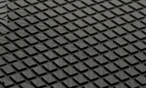 Diamond Groove Rubber Sheet – 10 mm | Wear-Resistant