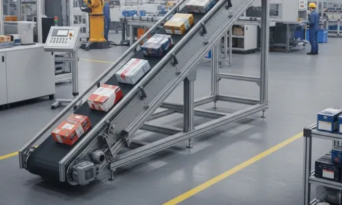 Inclined Modular Belt Conveyor