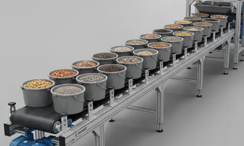 Bucket Modular Belt Conveyor