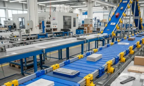 Modular Slat Curve Conveyor