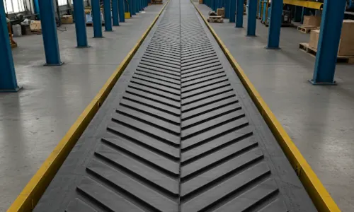 V Type Chevron Conveyor Belt – 10 mm | 125 Mtr | 400 NN