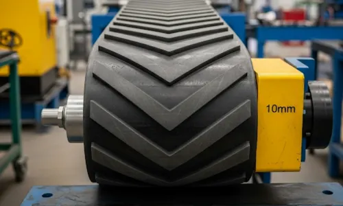 U Type Chevron Conveyor Belt – 10 mm | Custom Length