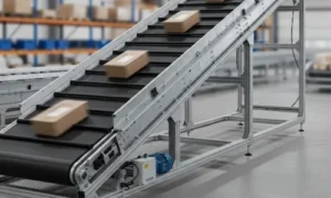 Inclined Flat Belt Conveyor
