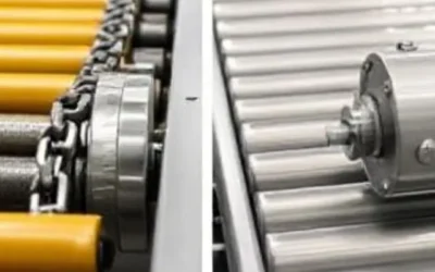 Chain driven conveyor vs Direct drive conveyor