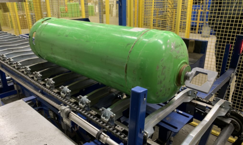 Gas Cylinder Loading Conveyor 