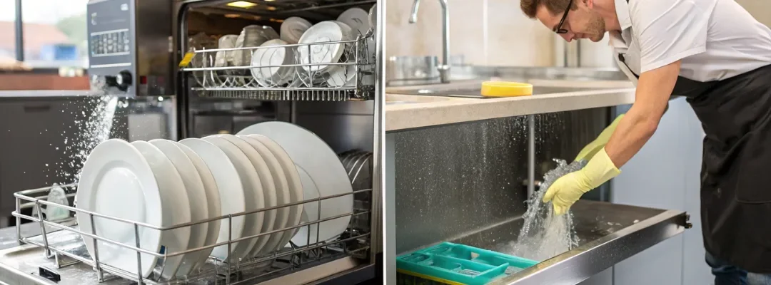 Commercial Dishwasher vs. Hand Washing: Which Is More Hygienic?