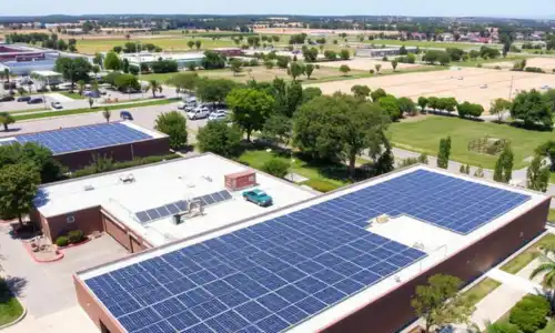 Hybrid Commercial Solar System