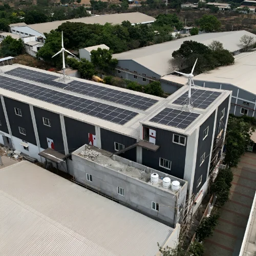 Our rooftop windmill and solar system Service