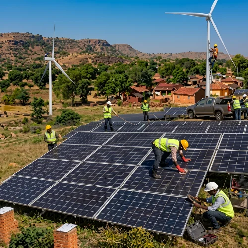 Our Off-Grid Solar + Wind Hybrid Energy System Service