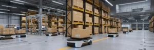 Autonomous Mobile Robots for Industrial Material Movement