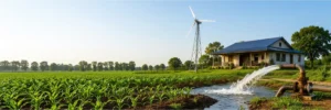Wind Turbine for Farm Houses