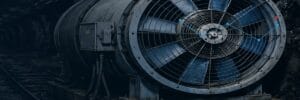 Representative underground mine illustration for Online Monitoring of Ventilation Fans in Underground Mines